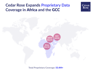 Cedar Rose Expands Proprietary Data Coverage in Africa and the GCC 